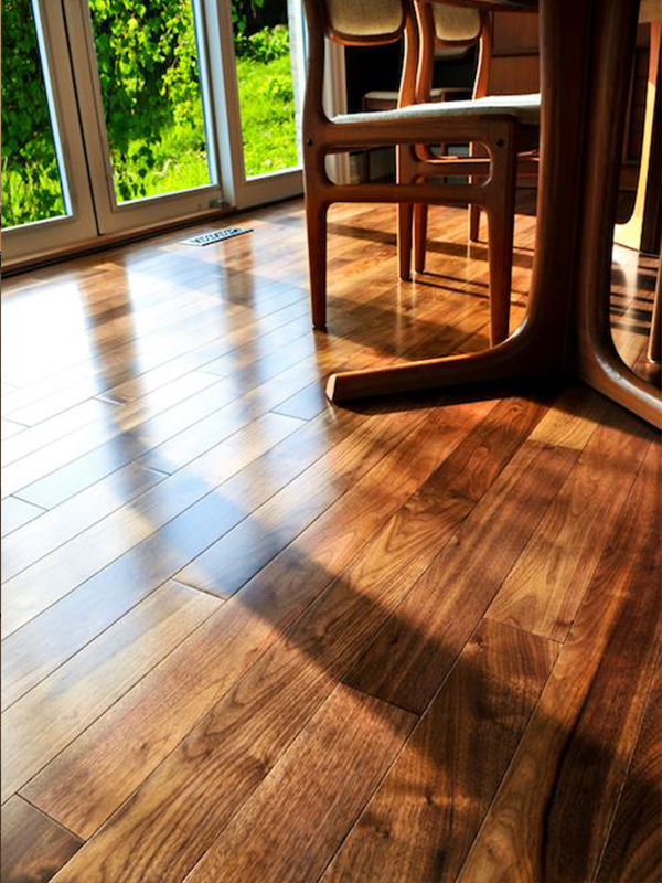 Luxury hardwood flooring